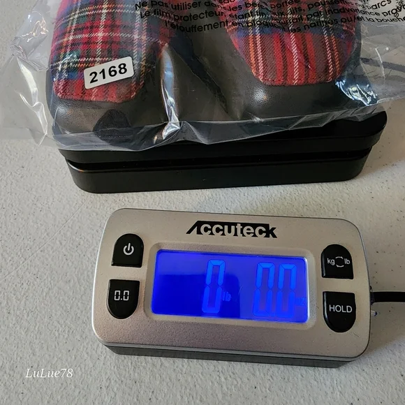 Bandolino Liberty Red Plaid and Black Leather Loafers 6M - Picture 9 of 9